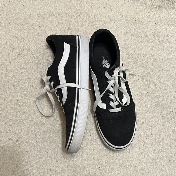 Vans Classic Black and White Sneakers - Picture 3 of 3